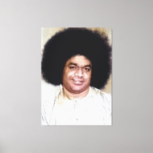Canon Legends Sathya Sai Baba - Canvas Afdruk