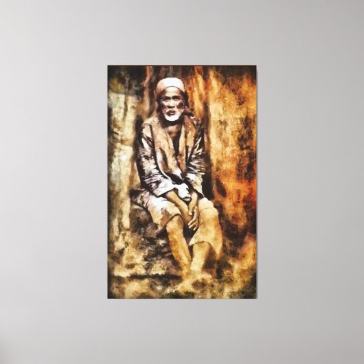 Canon Legends Shirdi Sai Baba - Canvas Afdruk (Voorkant)
