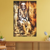 Canon Legends Shirdi Sai Baba - Canvas Afdruk (Insitu (Woonkamer))