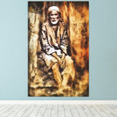 Canon Legends Shirdi Sai Baba - Canvas Afdruk (Insitu (Houten vloer))