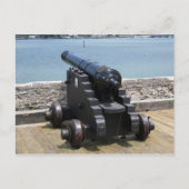 Canon over de muur briefkaart (Voorkant)