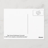 Canon Porthleven Cornwall England Briefkaart (Achterkant)
