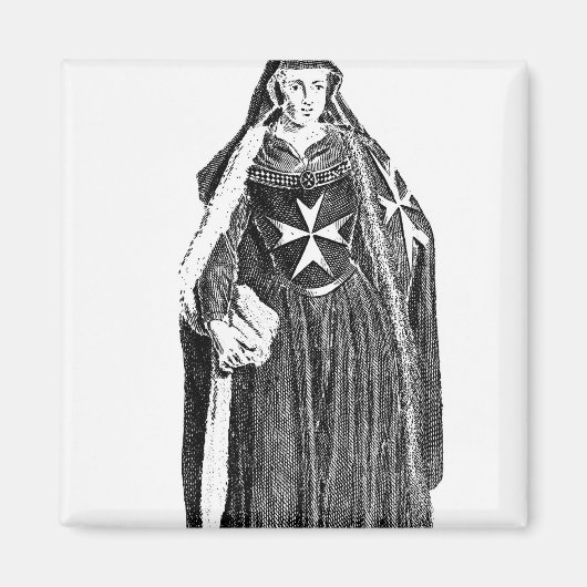 Canoness of the Order of St. John of Jerusalem Magneet (Voorkant)