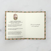 Canoniseringsherdenking Saint Titus Brandsma Notitiekaartje (Binnen)