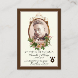 Canoniseringsherdenking Saint Titus Brandsma Plaatskaartje