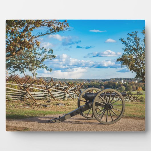Canons in Gettysburg Fotoplaat (Voorkant)