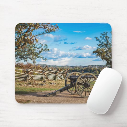 Canons in Gettysburg Muismat (Met muis)