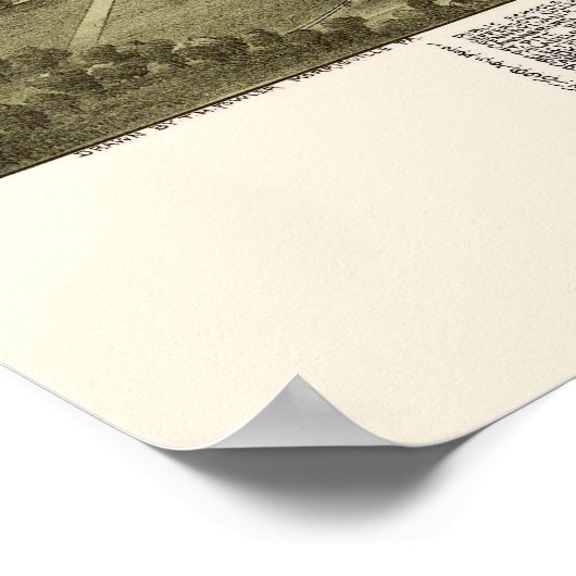 Canonsburg, PA Panoramic Map - 1897 Poster (Hoek)