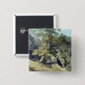 Canonteign, Devon Vierkante Button 5,1 Cm (Voorkant /achterkant)