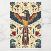 "Canopic Charm Egyptische Jar" Voedselcontainer Etiket (Enkel label)