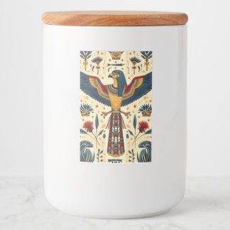 "Canopic Charm Egyptische Jar" Voedselcontainer Etiket