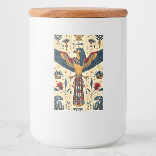 "Canopic Charm Egyptische Jar" Voedselcontainer Etiket (Voorkant)