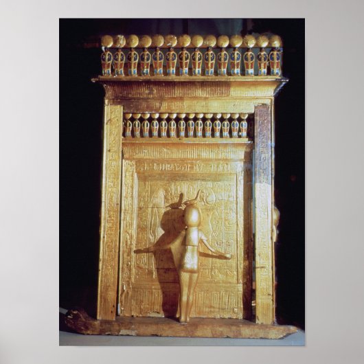 Canopic chest in the form of a shrine set poster (Voorkant)