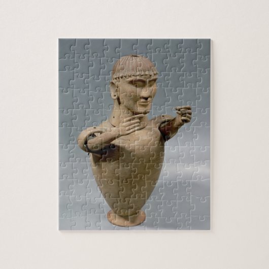 Canopische pot met beweegbare armen (klei) legpuzzel (Verticaal)
