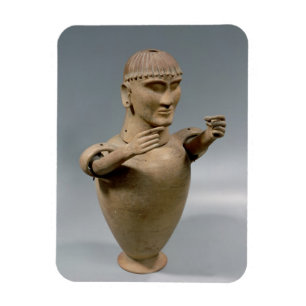 Canopische pot met beweegbare armen (klei) magneet