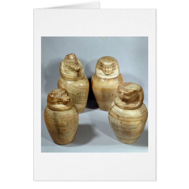 Canopische potten van Hor-ir-aa, saite (broodroost (Voorkant)