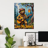 Canopy Chords: Beer's Sweet Melodies Poster (Thuiskantoor)