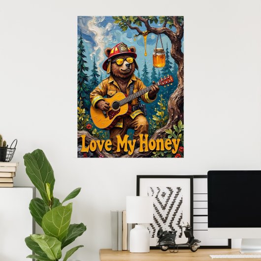 Canopy Chords: Beer's Sweet Melodies Poster (Thuiskantoor)