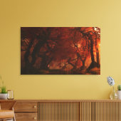 Canopy Creek (herfst) omwikkeld doek Canvas Afdruk (Insitu (Woonkamer))