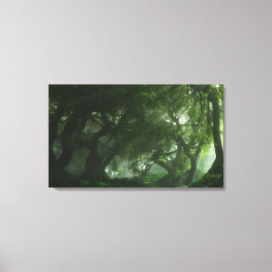 Canopy Creek (zomer) omwikkeld canvas