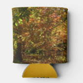 Canopy of Fall Leaves II Yellow Autumn Photography Blikjeskoeler (Achterkant)