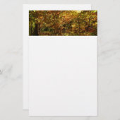 Canopy of Fall Leaves II Yellow Autumn Photography Briefpapier (Voorkant / Achterkant)