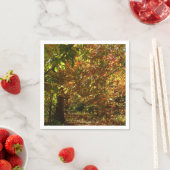 Canopy of Fall Leaves II Yellow Autumn Photography Servetten (Insitu)