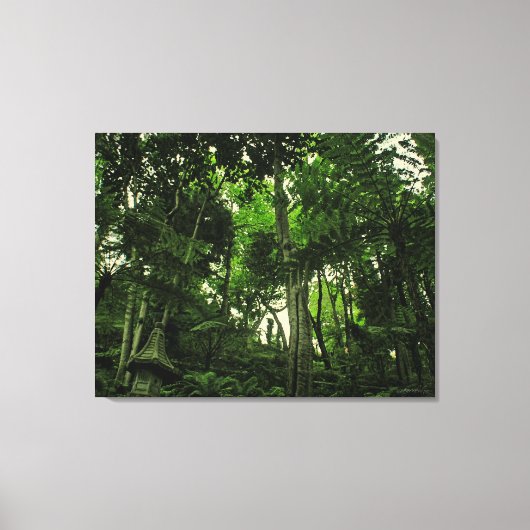 Canopy of Lushness @ Madeira Portugal Wrapped Canv Canvas Afdruk (Voorkant)