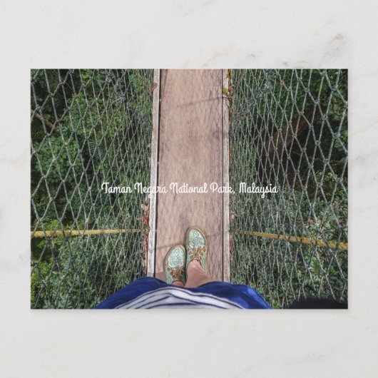 Canopy walkway Taman Negara National Park Maleisië Briefkaart (Voorkant)