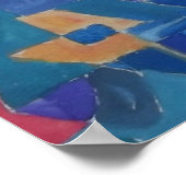 Canossa kubistische huizen op Blue Hills in Quebec Poster (Hoek)