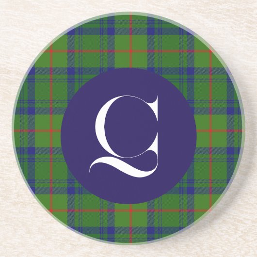 Canstoun Monogram Zandsteen Onderzetter (Voorkant)