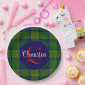 Canstoun Monogrammed Papieren Bordje (Feest)