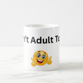 Can't Adult Today Mok - Funny Coffee Cup voor werk (Center)