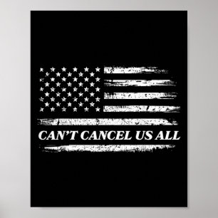 Cant Annuleren Alle Verenigde Staten Poster
