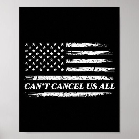Cant Annuleren Alle Verenigde Staten Poster (Voorkant)