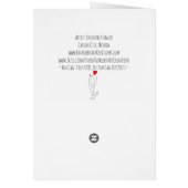 Can't Buy Love But Can Rescue It Greeting Card (Achterkant)