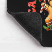 Can't Catch Me Groovy Christmas Gingerbread Man Bo Muismat (Hoek)