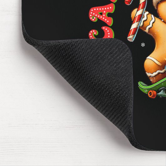 Can't Catch Me Groovy Christmas Gingerbread Man Bo Muismat (Hoek)