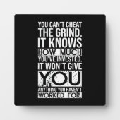 Can't Cheat The Grind - Gym, drukte, succes Fotoplaat (Voorkant)