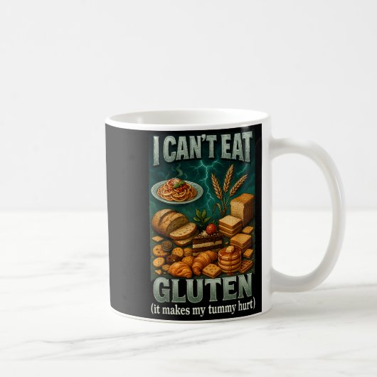 Cant Eat Gluten It Makes My Tummy Hurt Koffiemok (Rechts)