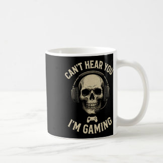 Can't Hear You I'm Gaming - Funny Gamer Humor  Koffiemok