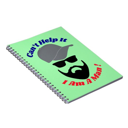 Can't Help It, I Am A Man! Notitieboek (Rechterzijde)