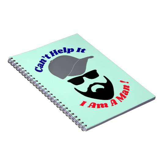 Can't Help It, I Am A Man! Notitieboek (Rechterzijde)