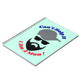 Can't Help It, I Am A Man! Notitieboek (Linkerzijde)