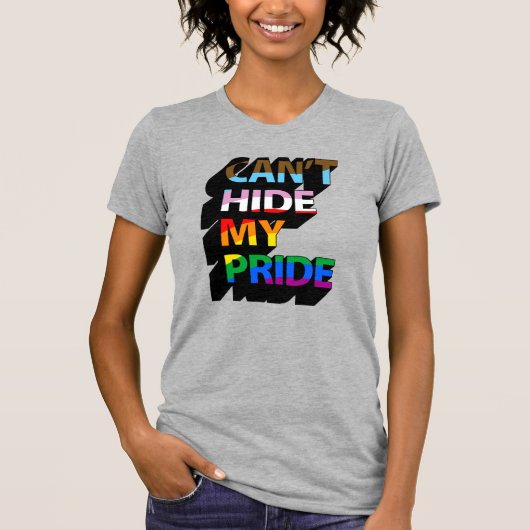 Can't Hide My Pride 3D T-shirt (Voorkant)