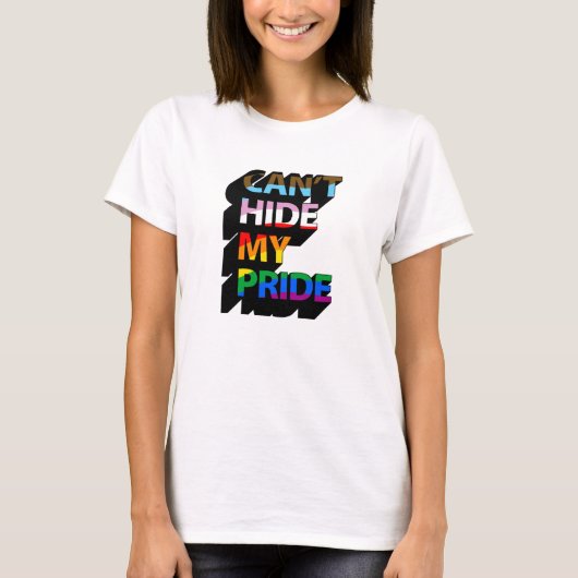 Can't Hide My Pride 3D T-shirt (Voorkant)