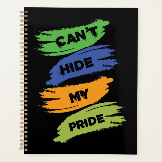 Can't Hide My Pride | LGBTQ | Gay Pride Planner (Voorkant)