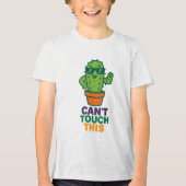 Cant Touch This Cactus T-shirt Funny Prickly T-shi (Voorkant)