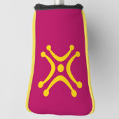 Cantabrische Lábaru vlag Golfheadcover (Draai 90)