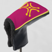 Cantabrische Lábaru vlag Golfheadcover (3/4 voorkant)